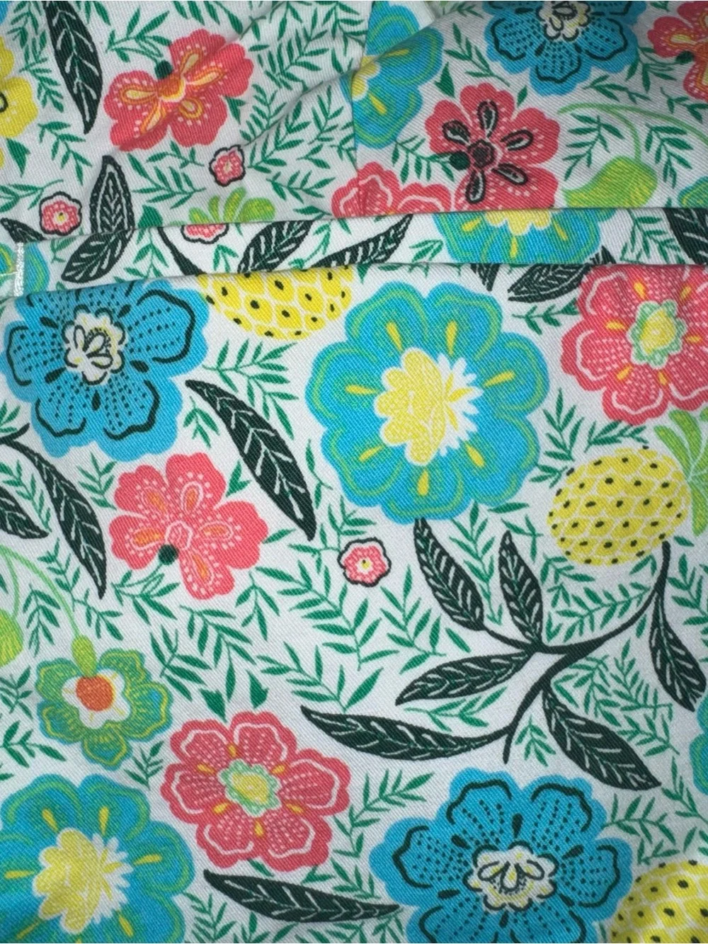 Talbots Multicolor Floral Cotton Bermuda Shorts
